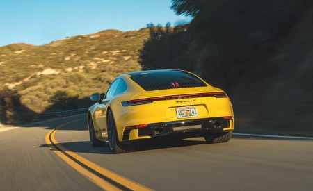 2023 Porsche 911 Carrera T (Color: Racing Yellow) Rear Wallpapers 450x275 (43)