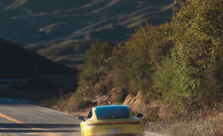 2023 Porsche 911 Carrera T (Color: Racing Yellow) Rear Wallpapers 450x275 (52)