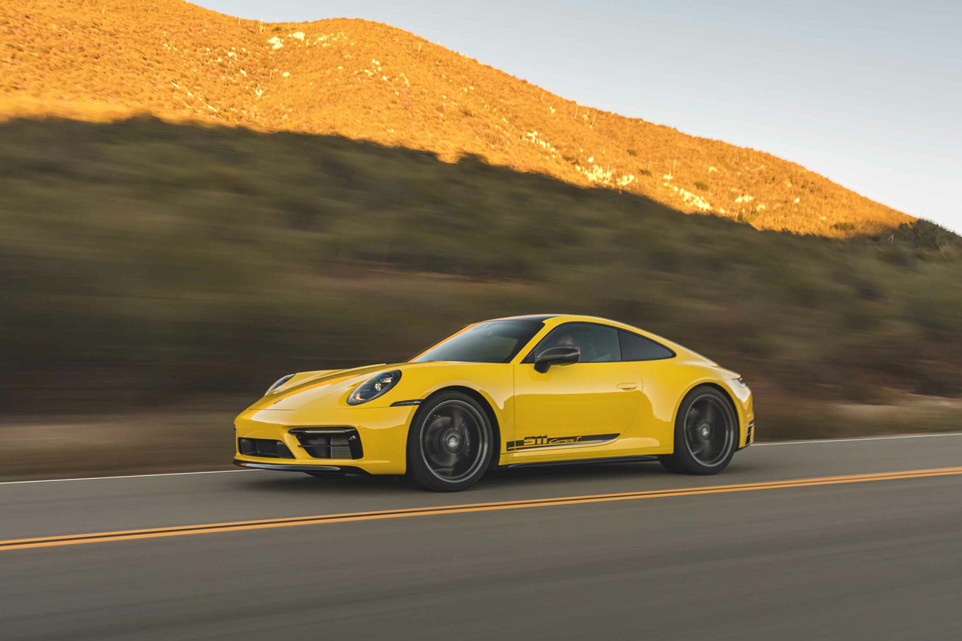 2023 Porsche 911 Carrera T (Color: Racing Yellow) Side Wallpapers #45 of 192