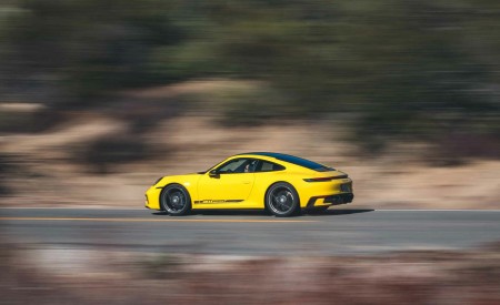 2023 Porsche 911 Carrera T (Color: Racing Yellow) Side Wallpapers 450x275 (47)