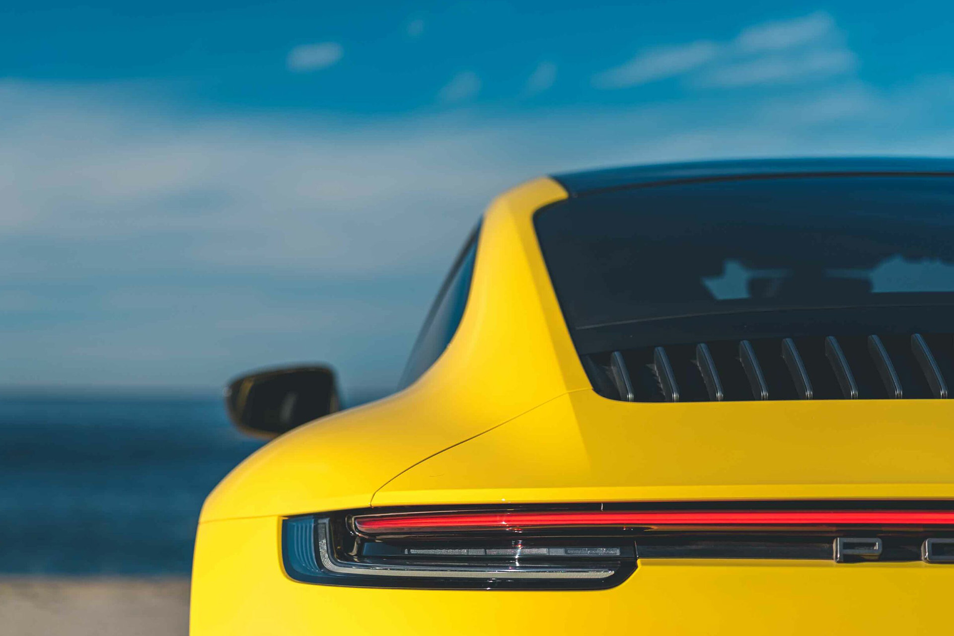2023 Porsche 911 Carrera T (Color: Racing Yellow) Tail Light Wallpapers #77 of 192
