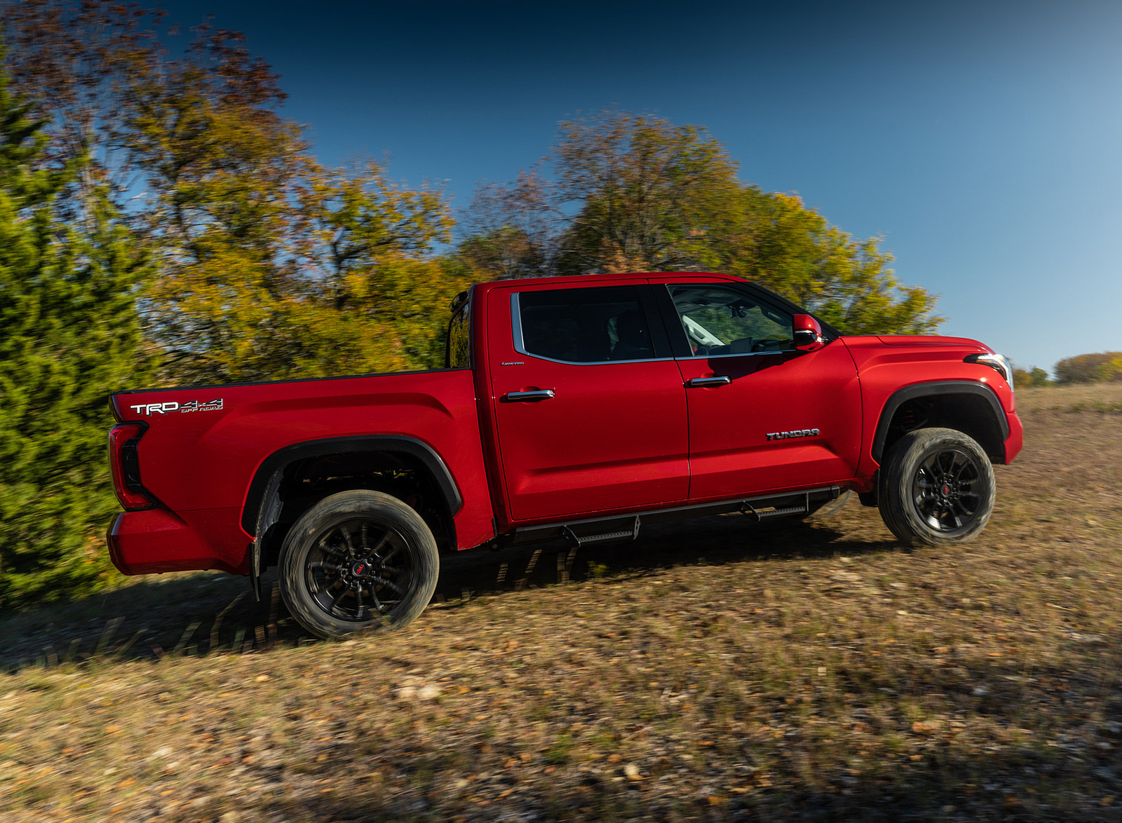 2023 Toyota Tundra TRD with Lift Kit Side Wallpapers #2 of 13