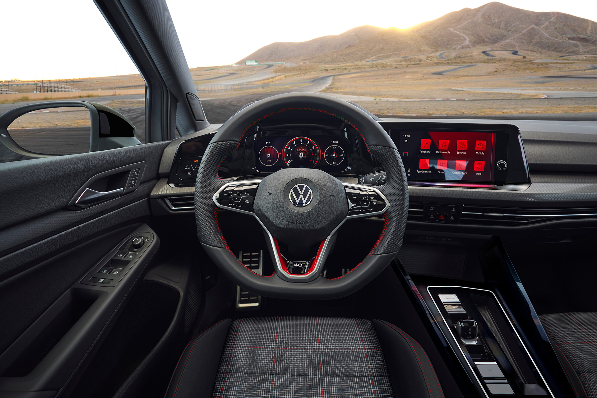 2023 Volkswagen Golf GTI 40th Anniversary Edition Interior Wallpapers (6)