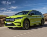 2023 Škoda Enyaq RS iV Front Three-Quarter Wallpapers 150x120