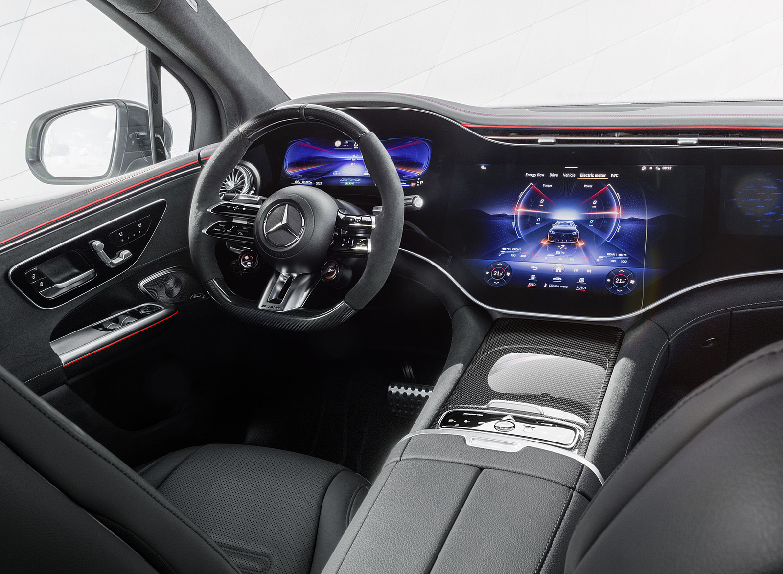 2024 Mercedes-AMG EQE 53 4MATIC+ SUV (Color: MANUFAKTUR Alpine Grey Solid) Interior Cockpit Wallpapers #27 of 59