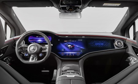 2024 Mercedes-AMG EQE 53 4MATIC+ SUV (Color: MANUFAKTUR Alpine Grey Solid) Interior Cockpit Wallpapers 450x275 (30)