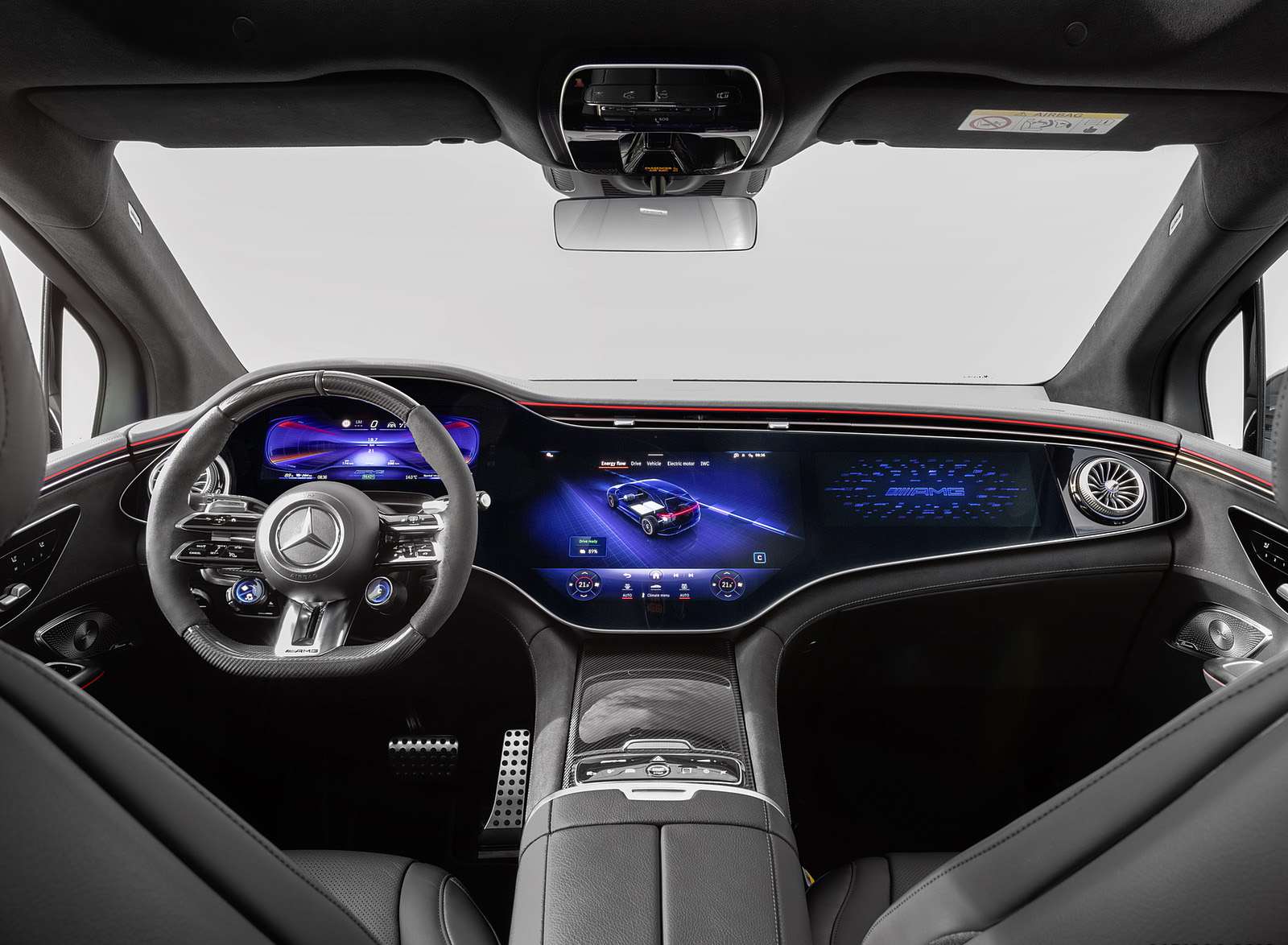 2024 Mercedes-AMG EQE 53 4MATIC+ SUV (Color: MANUFAKTUR Alpine Grey Solid) Interior Cockpit Wallpapers #30 of 59