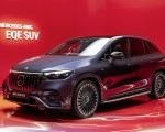 2024 Mercedes-AMG EQE 53 4MATIC+ SUV (Color: Sodalite Blue) Front Three-Quarter Wallpapers 150x120