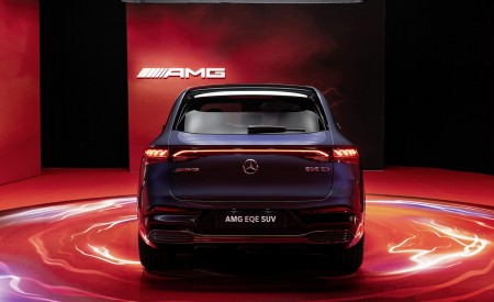 2024 Mercedes-AMG EQE 53 4MATIC+ SUV (Color: Sodalite Blue) Rear Wallpapers 450x275 (37)