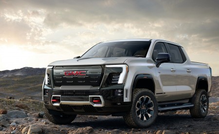 2025 GMC Sierra EV AT4 Front Three-Quarter Wallpapers 450x275 (17)