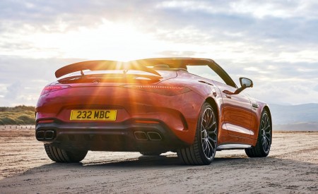 2022 Mercedes-AMG SL 55 (UK-Spec) Rear Three-Quarter Wallpapers 450x275 (14)