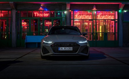 2023 Audi RS6 Avant Performance (Color: Nimbus Grey in Pearl Effect) Front Wallpapers 450x275 (47)
