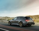 2023 Audi RS6 Avant Performance (Color: Nimbus Grey in Pearl Effect) Rear Three-Quarter Wallpapers 150x120