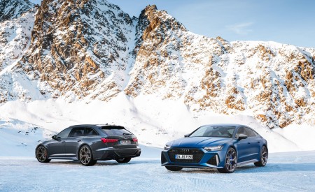 2023 Audi RS6 Avant Performance (Color: Nimbus Grey in Pearl Effect) and Audi RS7 Sportback Performance Wallpapers 450x275 (26)