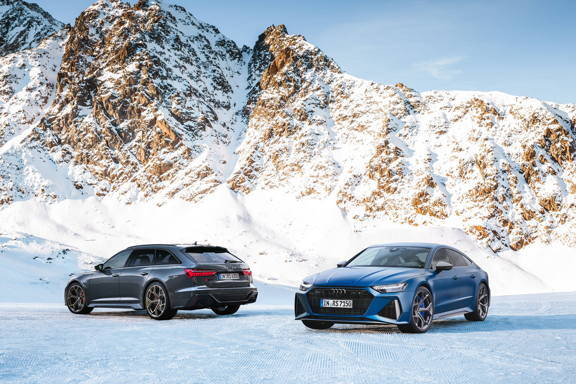 2023 Audi RS6 Avant Performance (Color: Nimbus Grey in Pearl Effect) and Audi RS7 Sportback Performance Wallpapers #26 of 93
