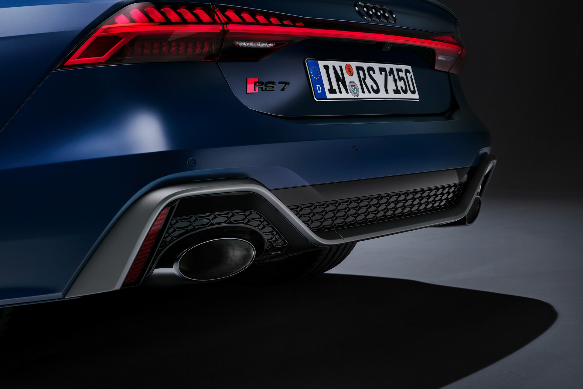 2023 Audi RS7 Sportback Performance (Color: Ascari Blue Matt) Exhaust Wallpapers #83 of 119