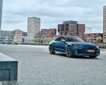 2023 Audi RS7 Sportback Performance (Color: Ascari Blue Matt) Front Three-Quarter Wallpapers 150x120 (53)