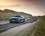 2023 Audi RS7 Sportback Performance (Color: Ascari Blue Matt) Front Three-Quarter Wallpapers 150x120