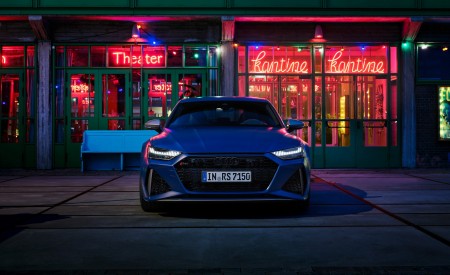 2023 Audi RS7 Sportback Performance (Color: Ascari Blue Matt) Front Wallpapers 450x275 (65)