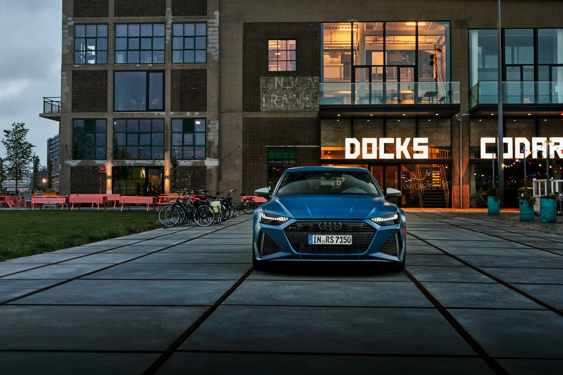 2023 Audi RS7 Sportback Performance (Color: Ascari Blue Matt) Front Wallpapers #66 of 119