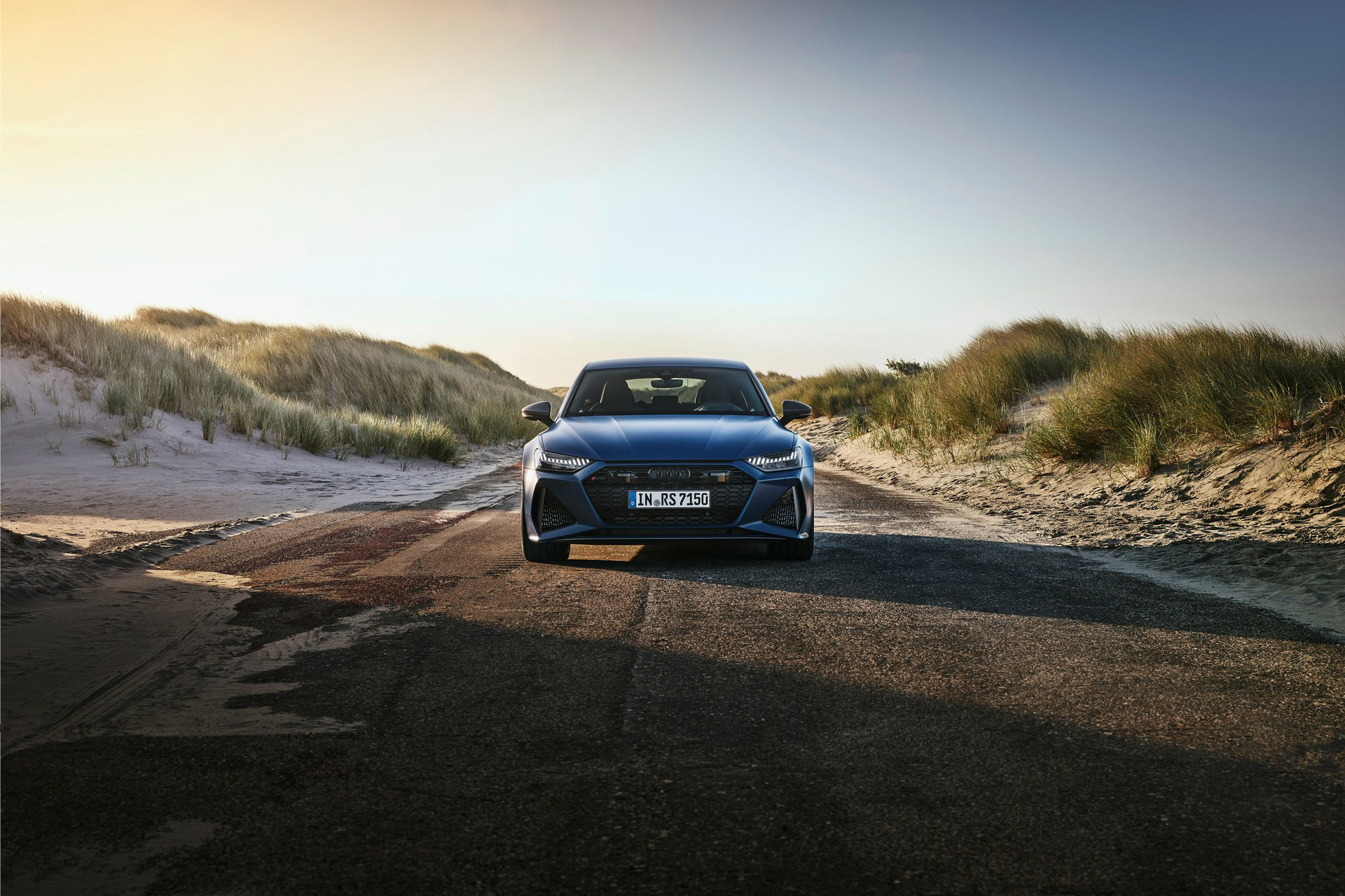 2023 Audi RS7 Sportback Performance (Color: Ascari Blue Matt) Front Wallpapers #31 of 119