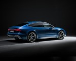 2023 Audi RS7 Sportback Performance (Color: Ascari Blue Matt) Rear Three-Quarter Wallpapers 150x120