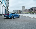 2023 Audi RS7 Sportback Performance (Color: Ascari Blue Matt) Rear Three-Quarter Wallpapers 150x120