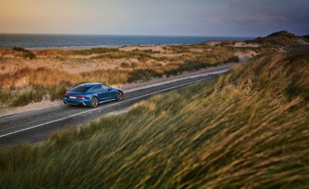 2023 Audi RS7 Sportback Performance (Color: Ascari Blue Matt) Rear Three-Quarter Wallpapers 450x275 (32)