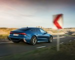 2023 Audi RS7 Sportback Performance (Color: Ascari Blue Matt) Rear Three-Quarter Wallpapers 150x120