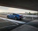 2023 Audi RS7 Sportback Performance (Color: Ascari Blue Matt) Rear Three-Quarter Wallpapers 150x120