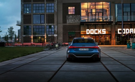 2023 Audi RS7 Sportback Performance (Color: Ascari Blue Matt) Rear Wallpapers 450x275 (68)