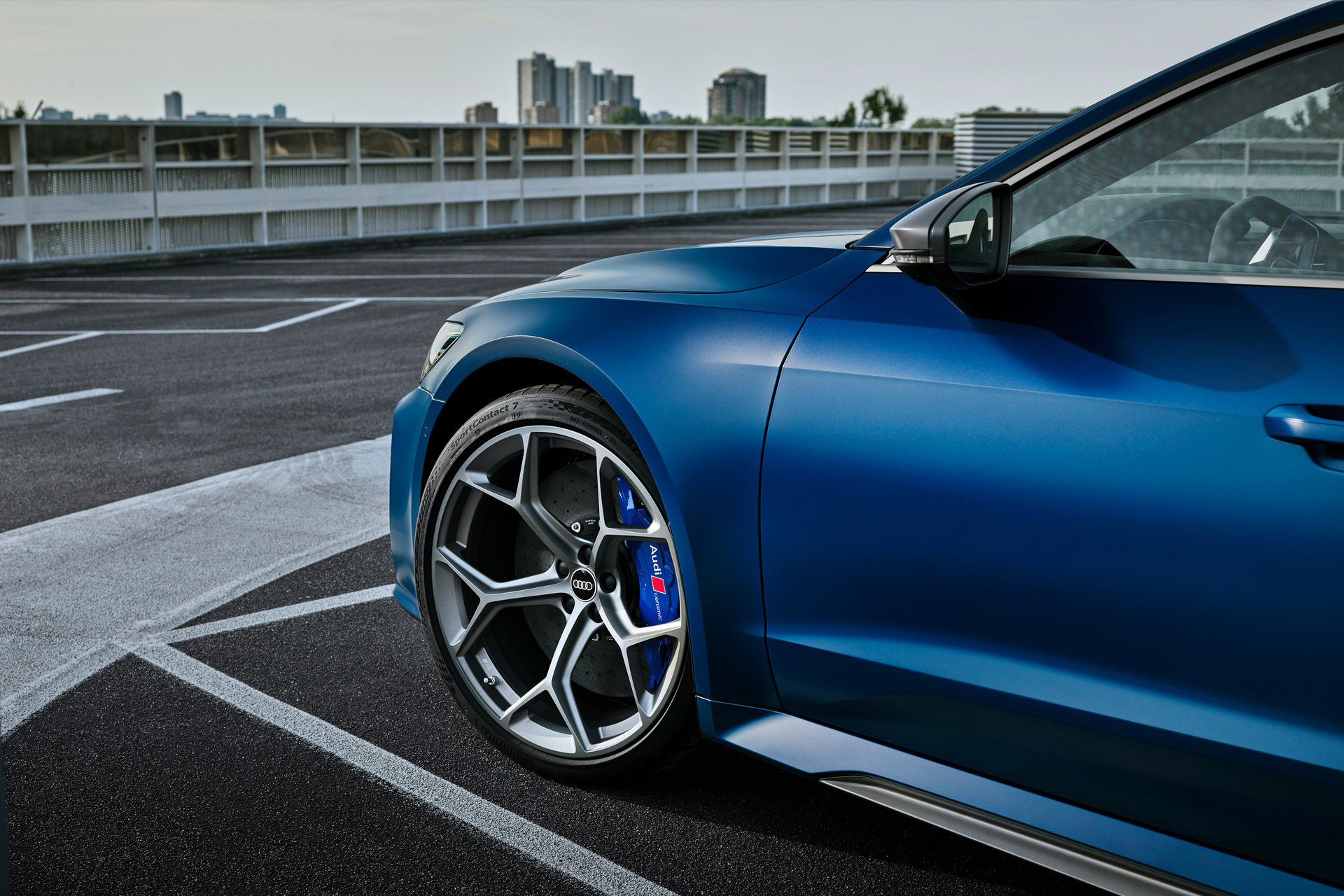 2023 Audi RS7 Sportback Performance (Color: Ascari Blue Matt) Wheel Wallpapers #59 of 119
