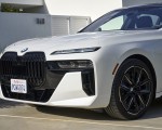 2023 BMW 760i xDrive (Color: Mineral White Metallic; US-Spec) Front Wallpapers 150x120