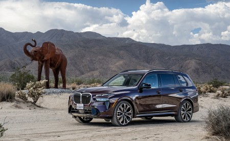 2023 BMW X7 M60i xDrive (Color: Ametrin; US-Spec) Front Three-Quarter Wallpapers 450x275 (17)