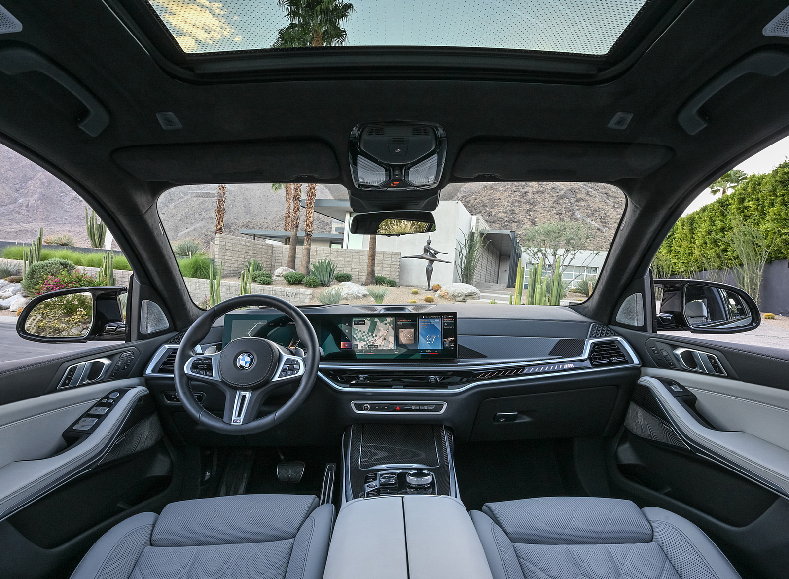 2023 BMW X7 M60i xDrive (Color: Frozen Grey; US-Spec) Interior Cockpit Wallpapers #80 of 254