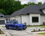 2023 BMW X7 M60i xDrive (Color: Frozen Marina Bay Blue; US-Spec) Front Three-Quarter Wallpapers 150x120