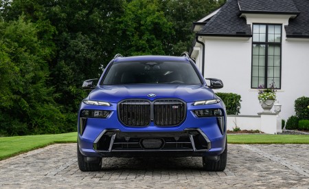 2023 BMW X7 M60i xDrive (Color: Frozen Marina Bay Blue; US-Spec) Front Wallpapers 450x275 (232)