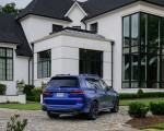 2023 BMW X7 M60i xDrive (Color: Frozen Marina Bay Blue; US-Spec) Rear Three-Quarter Wallpapers 150x120