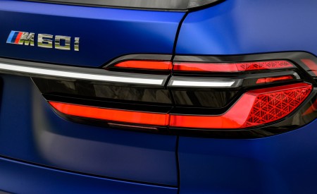 2023 BMW X7 M60i xDrive (Color: Frozen Marina Bay Blue; US-Spec) Tail Light Wallpapers 450x275 (241)