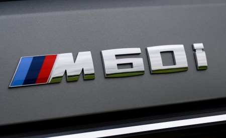 2023 BMW X7 M60i xDrive (Color: Frozen Pure Grey Metallic; US-Spec) Badge Wallpapers 450x275 (178)
