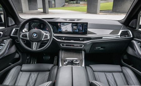2023 BMW X7 M60i xDrive (Color: Mineral White; US-Spec) Interior Cockpit Wallpapers 450x275 (131)