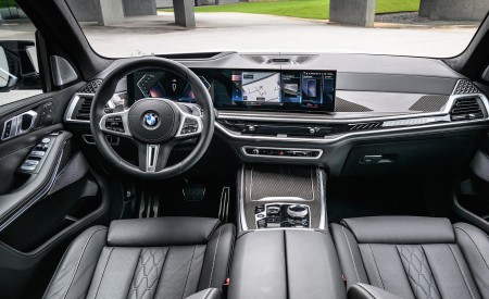 2023 BMW X7 M60i xDrive (Color: Mineral White; US-Spec) Interior Cockpit Wallpapers 450x275 (132)