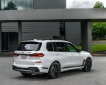2023 BMW X7 M60i xDrive (Color: Mineral White; US-Spec) Rear Three-Quarter Wallpapers 150x120