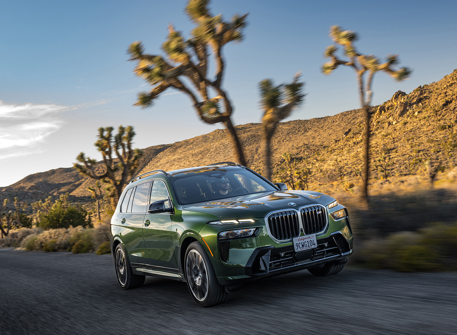 2023 BMW X7 M60i xDrive (Color: Verde Ermes; US-Spec) Front Three-Quarter Wallpapers #106 of 254