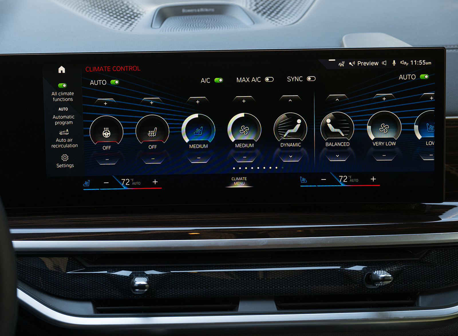 2023 BMW X7 xDrive 40i (Color: Blue Ridge Mountain; US-Spec) Central Console Wallpapers #80 of 239