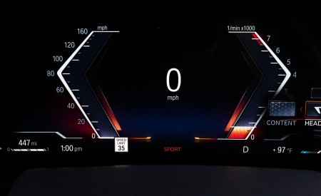 2023 BMW X7 xDrive 40i (Color: Blue Ridge Mountain; US-Spec) Digital Instrument Cluster Wallpapers 450x275 (82)