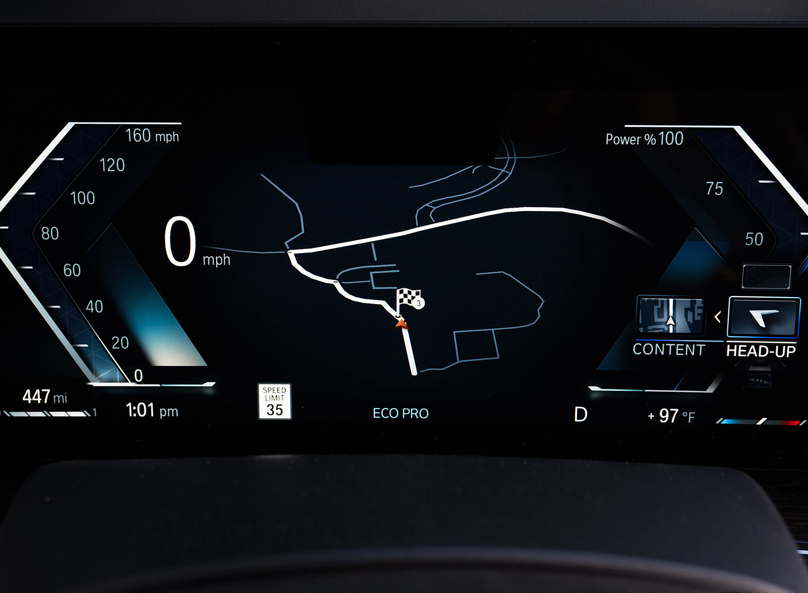 2023 BMW X7 xDrive 40i (Color: Blue Ridge Mountain; US-Spec) Digital Instrument Cluster Wallpapers #83 of 239