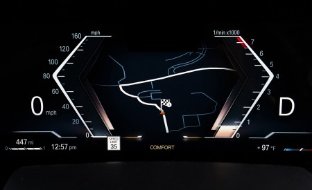 2023 BMW X7 xDrive 40i (Color: Blue Ridge Mountain; US-Spec) Digital Instrument Cluster Wallpapers 450x275 (89)