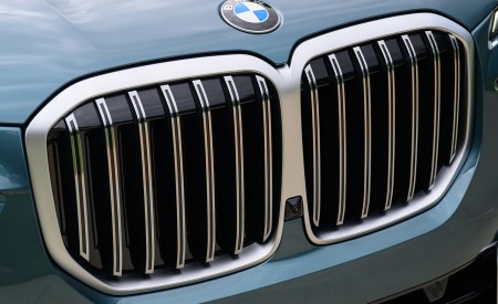 2023 BMW X7 xDrive 40i (Color: Blue Ridge Mountain; US-Spec) Grille Wallpapers 450x275 (58)
