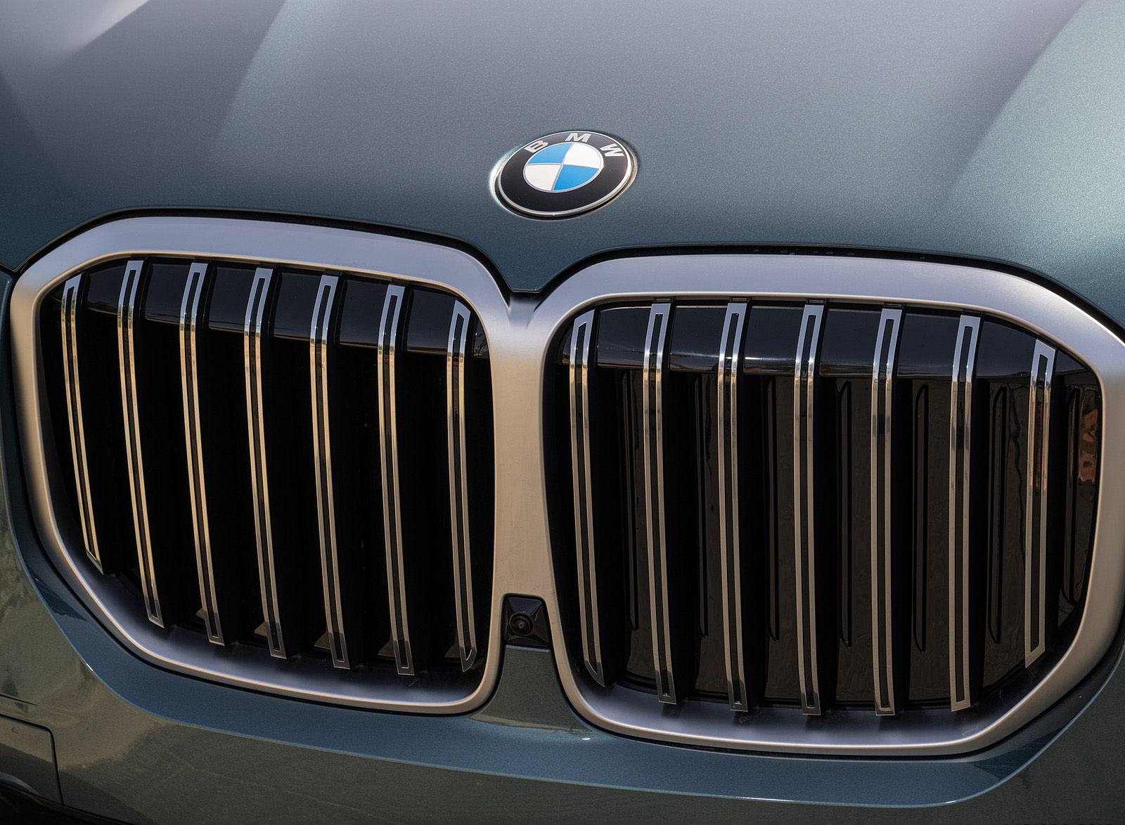 2023 BMW X7 xDrive 40i (Color: Blue Ridge Mountain; US-Spec) Grille Wallpapers #57 of 239